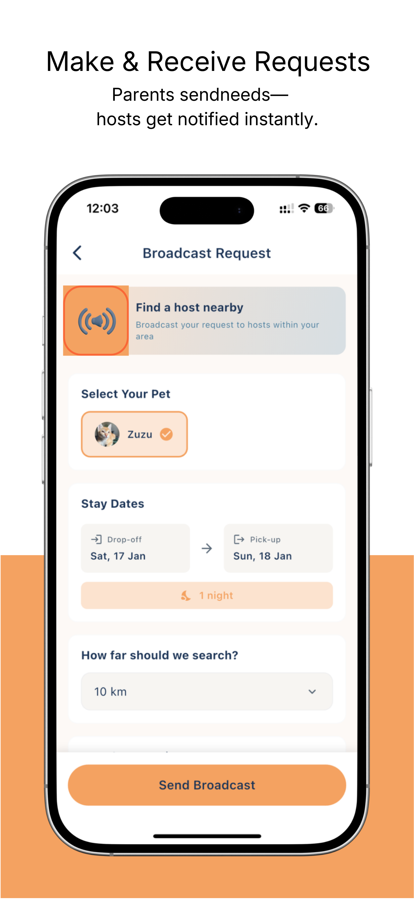 Zauffy App - Pet profiles